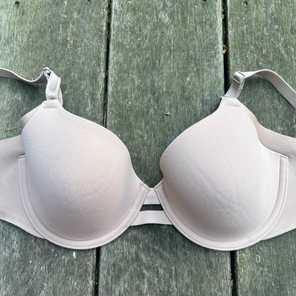 Simply Perfect Warner's Underarm Smoothing Underwire Bra Nude 34B